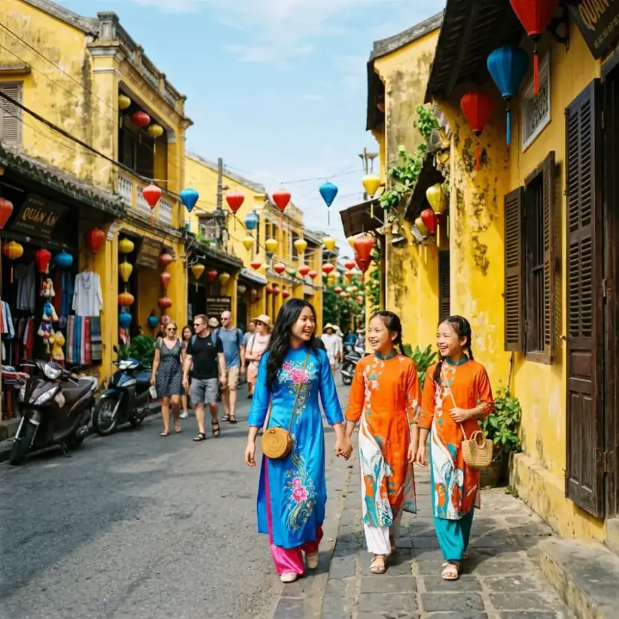Top 4 Con Hẻm Vàng Rêu Phong Check-in Chuẩn Điện Ảnh 'Cinematic' Đẹp Nhất Phố Cổ Hội An: Tọa Độ & Canh Nắng