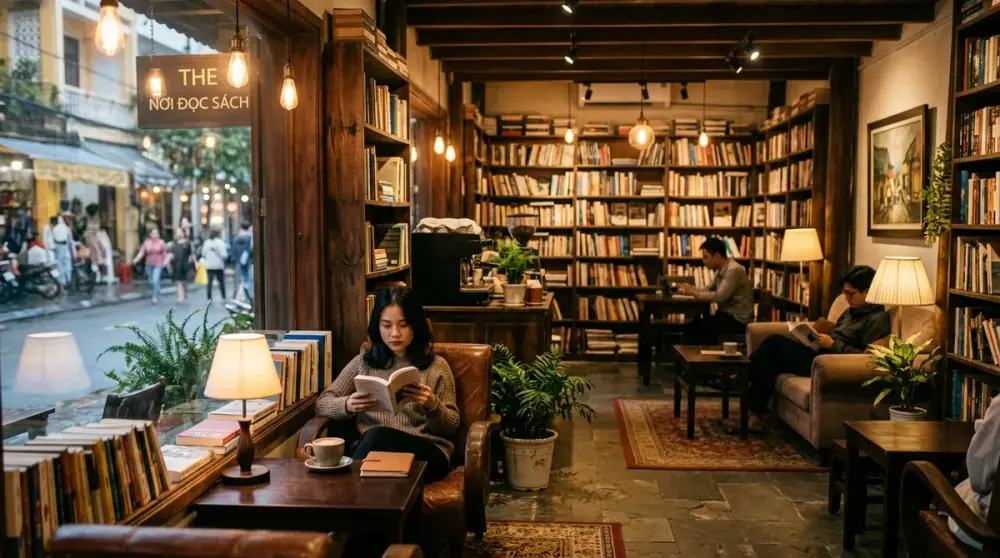 Top 4 Quán Cafe Sách Yên Tĩnh Nhất Đà Nẵng & Hội An: Kệ Sách Đồ Sộ & Không Gian Thiền Tịnh