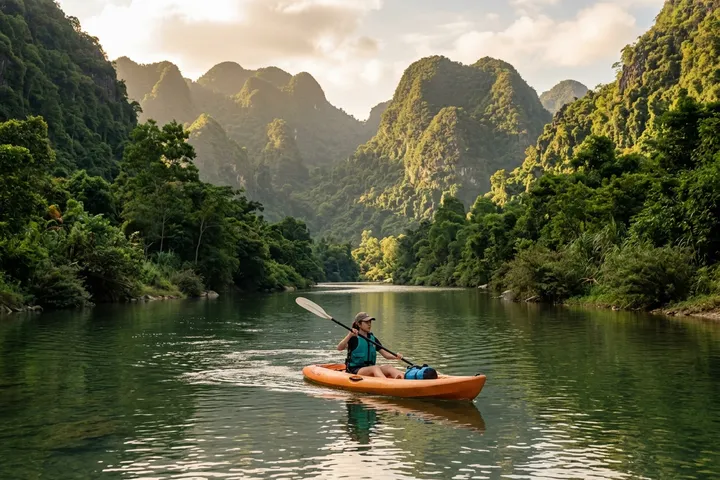 Tour Chèo Thuyền Kayak Sông Cu Đê Hòa Bắc Đà Nẵng: Chiêm Ngưỡng Đại Ngàn Hoang Sơ & Thác Khe Trí