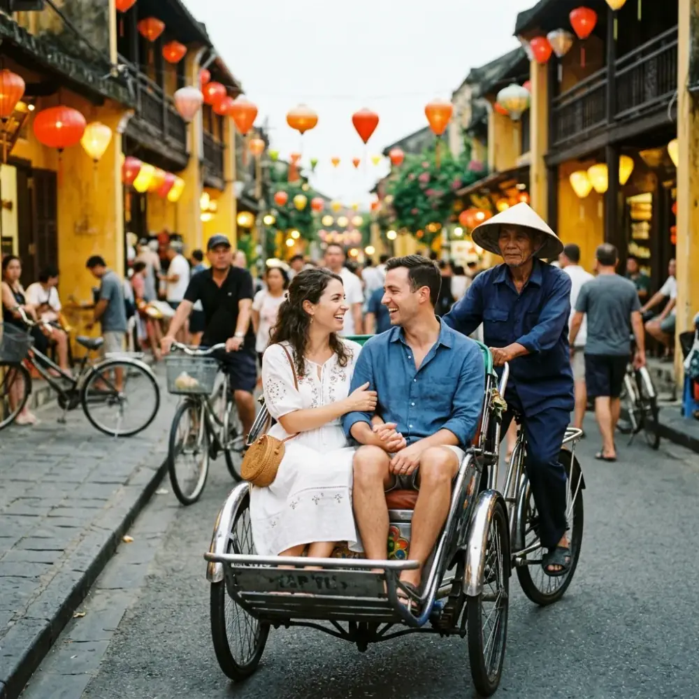 Cặp đôi dạo chơi chụp ảnh đêm lãng mạn bên những cây cầu biểu tượng của Đà Nẵng