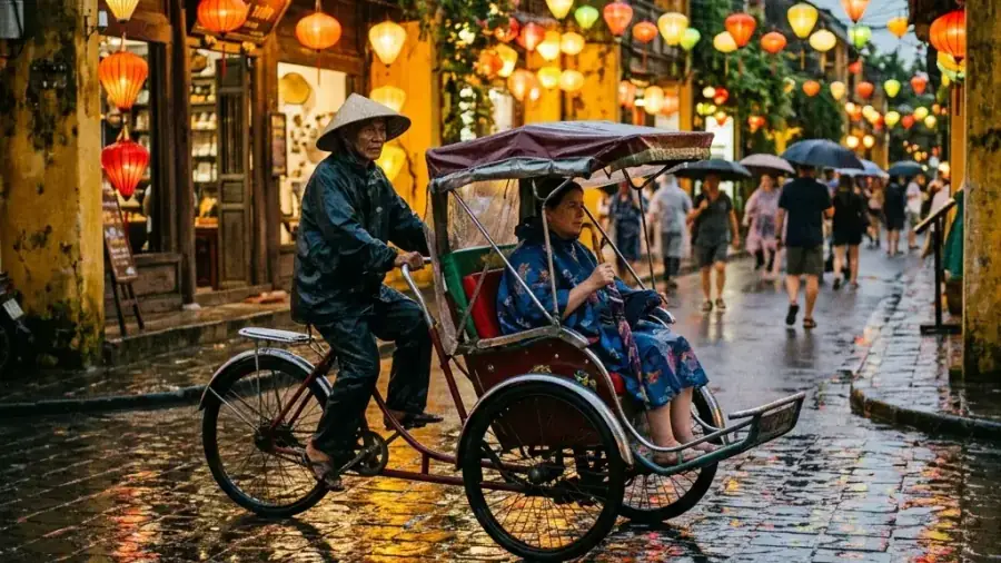 Xe du lịch đưa đón gia đình an toàn trên cung đường ven biển