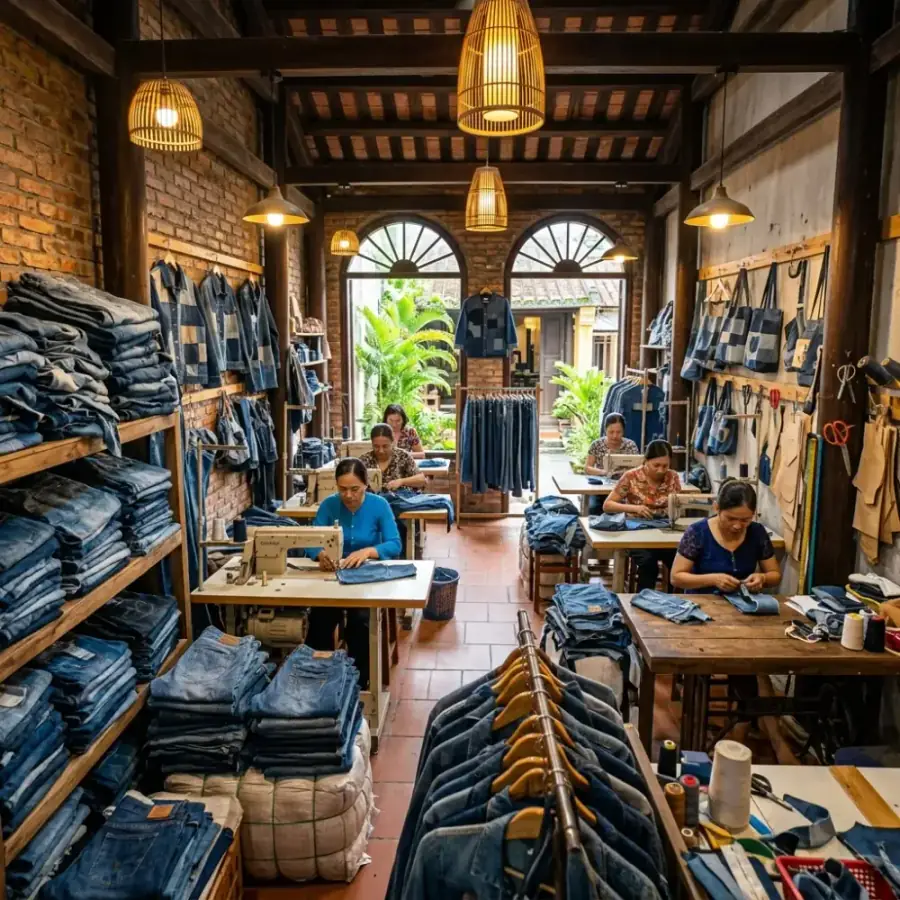 Workshop Tái Chế Denim, Giấy Dừa & Nghệ Thuật Xanh Tại Hội An: Sống Xanh Bền Vững & Tự Làm Quà Tặng