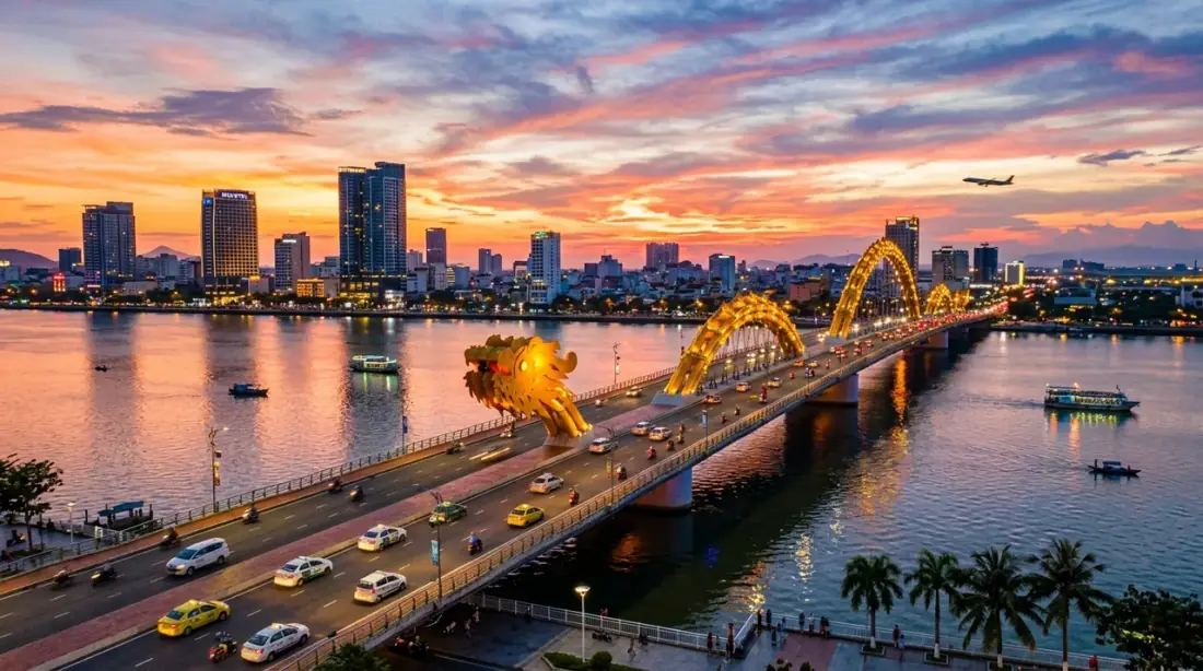 Xe Hội An Đi Sân Bay Đà Nẵng: Cách Canh Giờ Bay Chuẩn Xác & Né Giờ Kẹt Xe Cầu Rồng