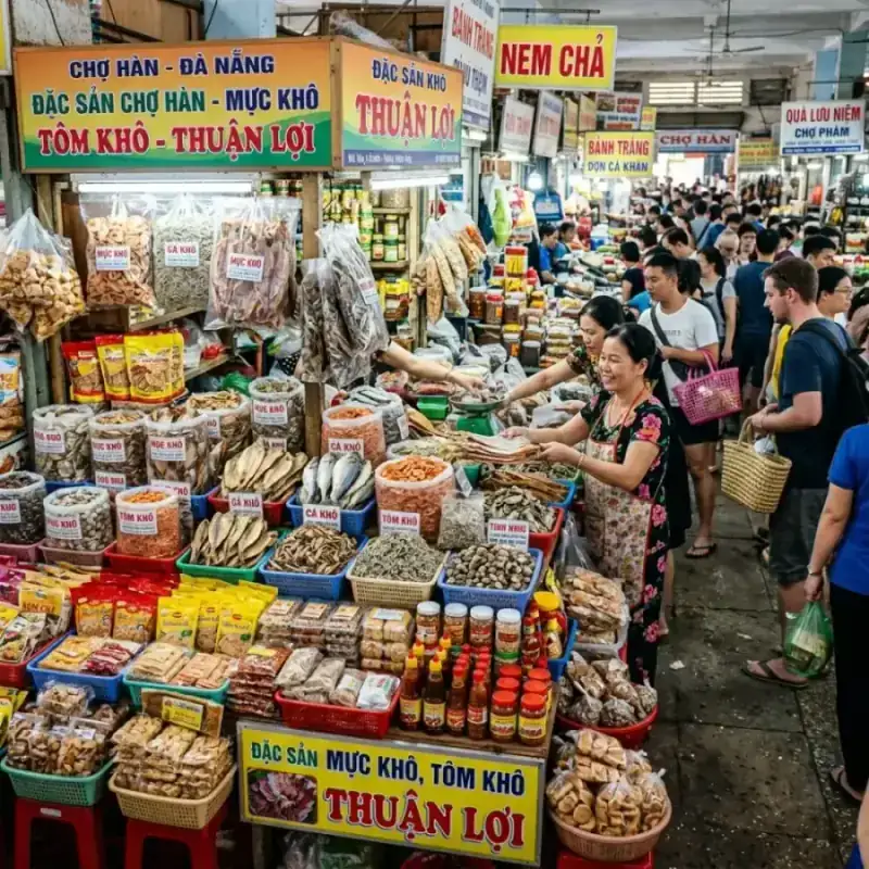 Top 5 Địa Chỉ Mua Chả Bò & Mực Rim Me Đà Nẵng Chính Gốc Uy Tín Nhất: Hút Chân Không Mang Lên Máy Bay