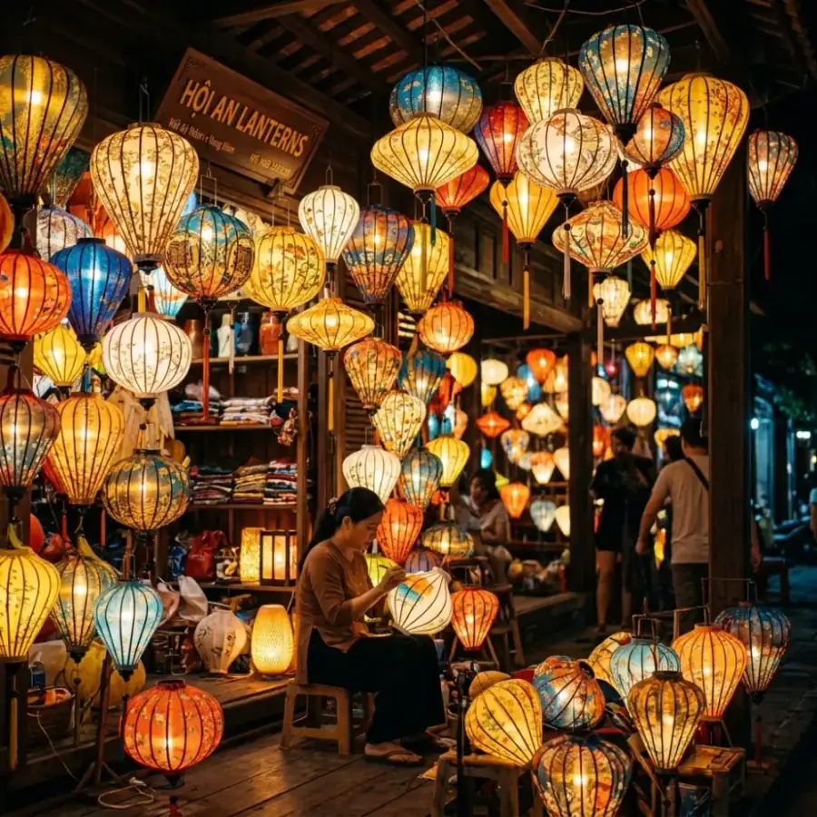 Cẩm Nang Mua Đèn Lồng Thủ Công Hội An: Ý Nghĩa Phong Thủy May Mắn & Top 4 Xưởng Lồng Đèn Lụa Lâu Đời Nhất