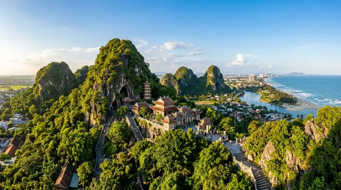 Xe Sân Bay Đà Nẵng Đi Hội An Ghé Ngũ Hành Sơn: Tham Quan Động Huyền Không Trọn Gói 320K