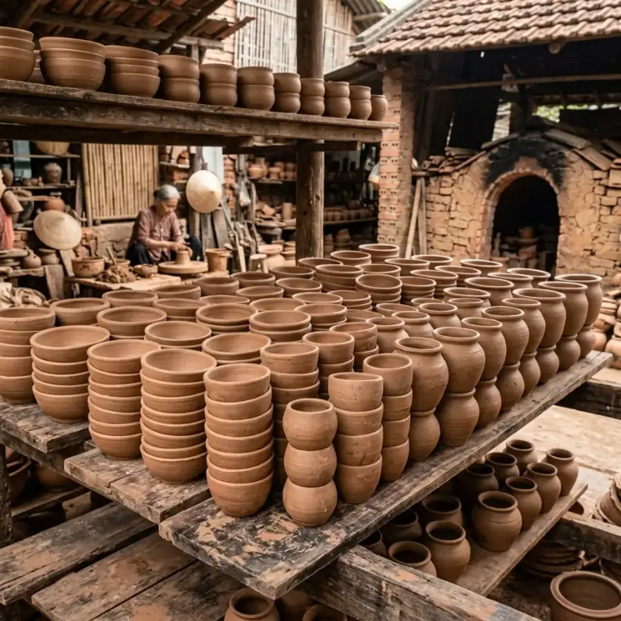 Bộ ấm tách gốm sứ sang trọng và trà sen thanh tao phục vụ tiệc trà chiều hoàng hôn