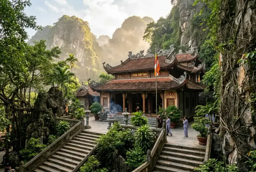 Cẩm Nang Khám Phá Động Âm Phủ & Quần Thể Chùa Cổ Ngũ Hành Sơn: Chùa Tam Thai, Động Huyền Không & Giá Vé Mới Nhất