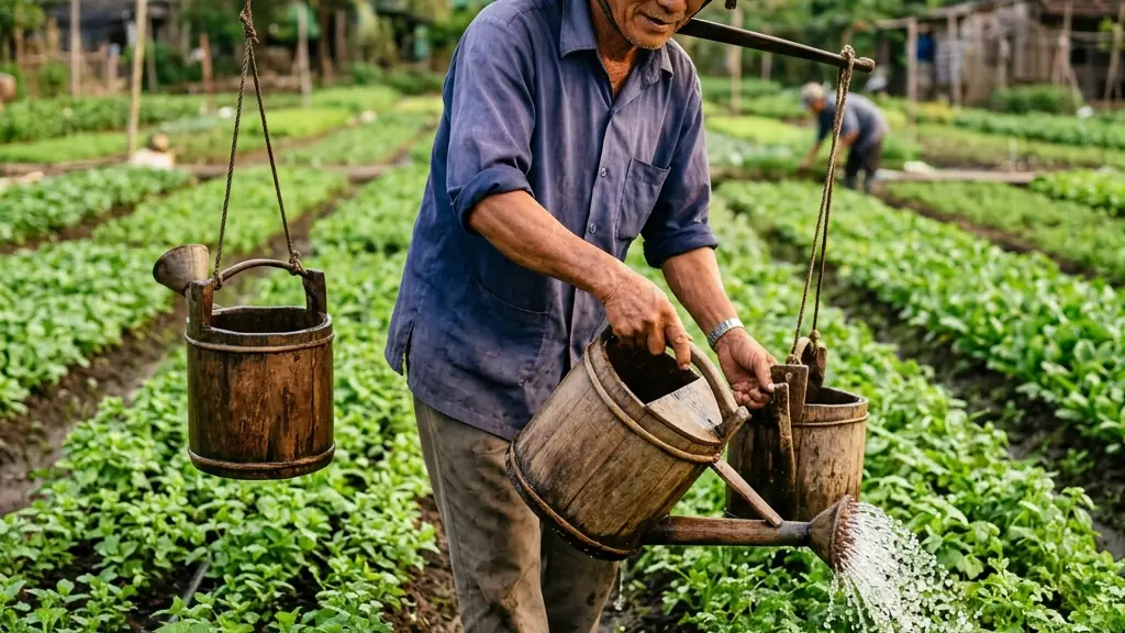 Trải Nghiệm Một Ngày Làm Nông Dân Làng Rau Trà Quế Hội An: Mặc Áo Nâu, Gánh Nước & Nấu Ăn Đồng Quê