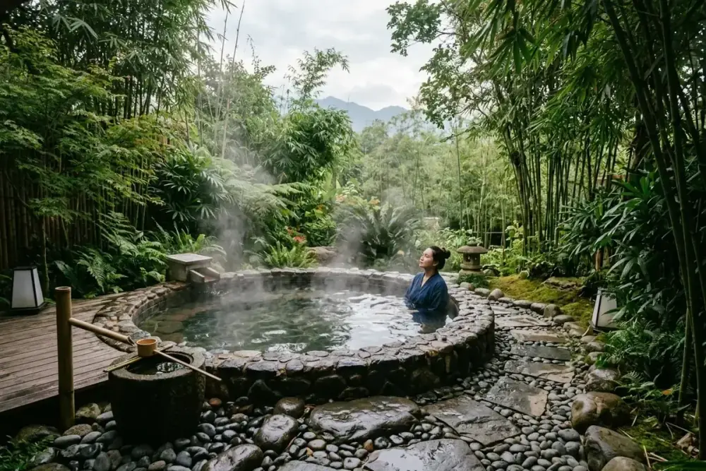Xe Sân Bay Đà Nẵng Đi Tắm Khoáng Nóng KOBI Onsen Mỹ An & Alba Thanh Tân Huế