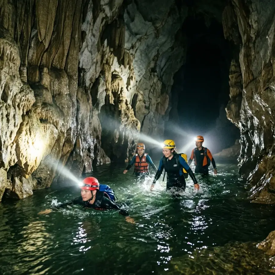 Cẩm Nang Khám Phá Thắng Cảnh Khe Lim Đại Lộc: Dòng Suối Đá Rêu Phong Dưới Chân Đèo Am Thông Hùng Vĩ