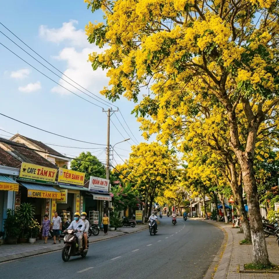 Hội An → Làng Bích Họa Tam Thanh